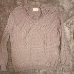 Light cut neck sweater. Never worn